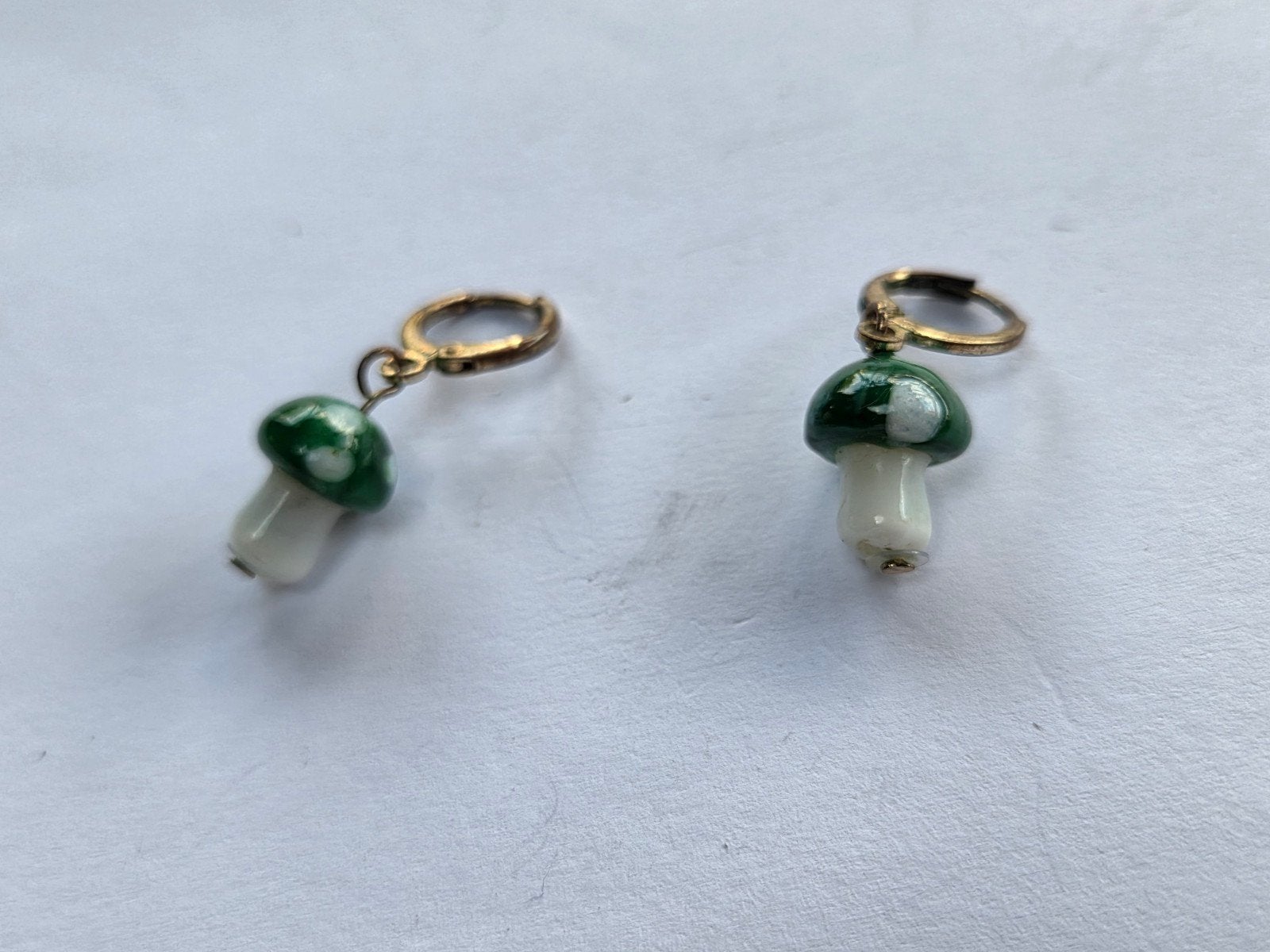 oude murano oorbellen, Verzenden, Glas, Goud, Hangers