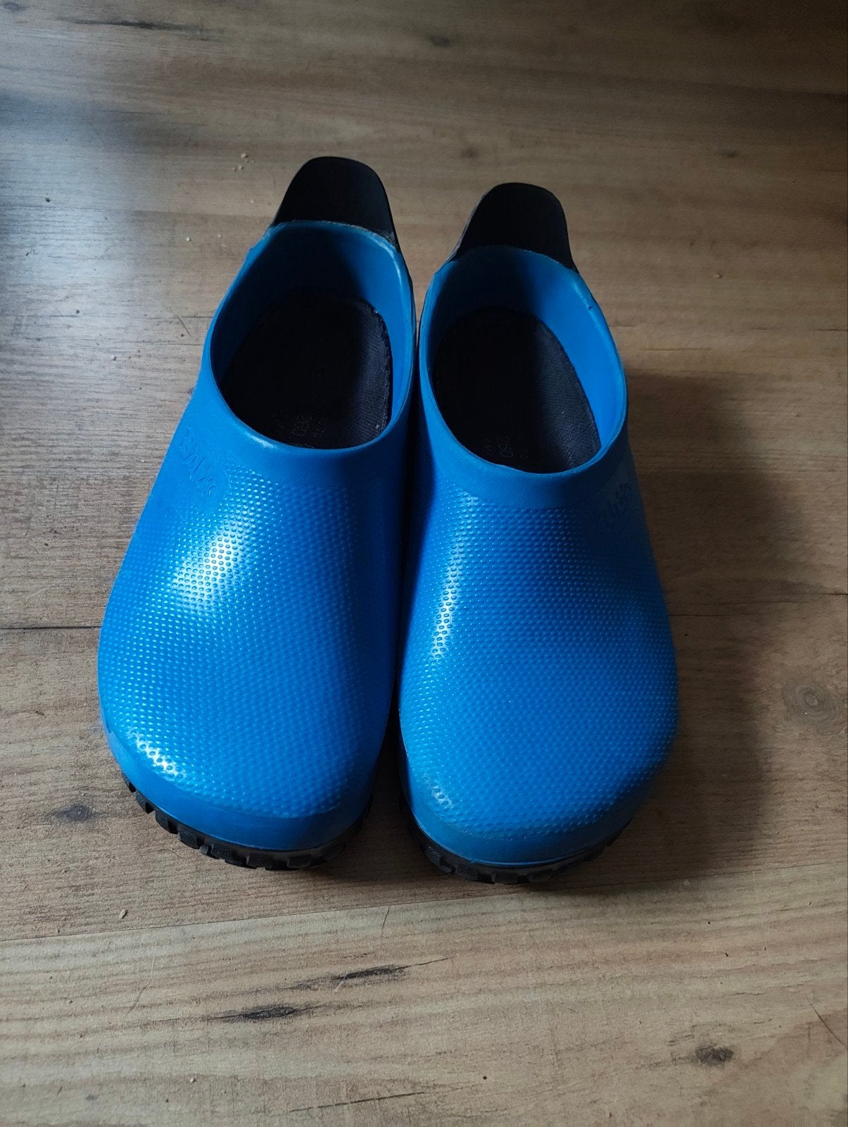 Birkenstock maat 40 - Nauwelijks gedragen, Blauw, Overige typen, Ophalen of Verzenden, Zo goed als nieuw
