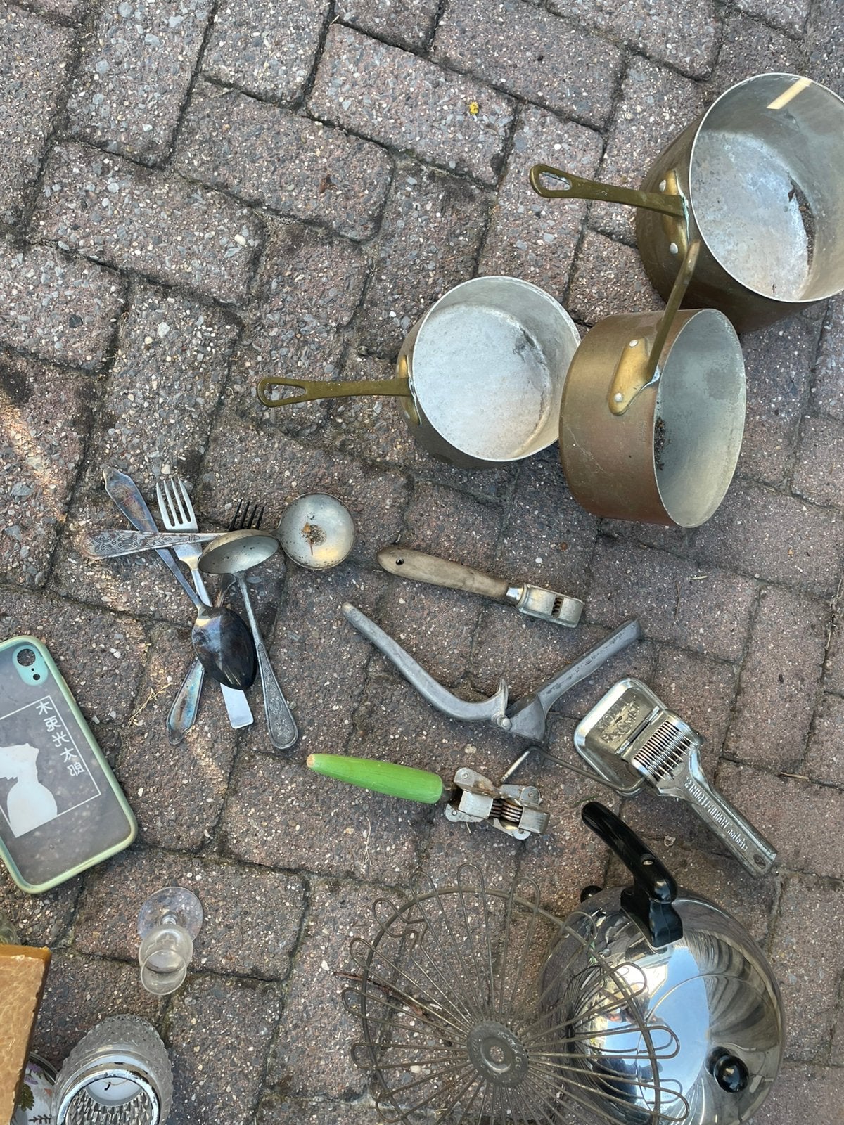 Keuken gerei, Ophalen of Verzenden, Gebruikt, Overige materialen, Pannenset