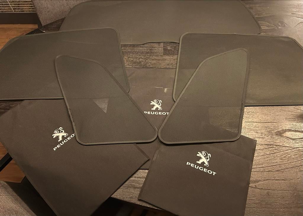 Peugeot zonneschermen set 308 sw, Ophalen of Verzenden, Zo goed als nieuw