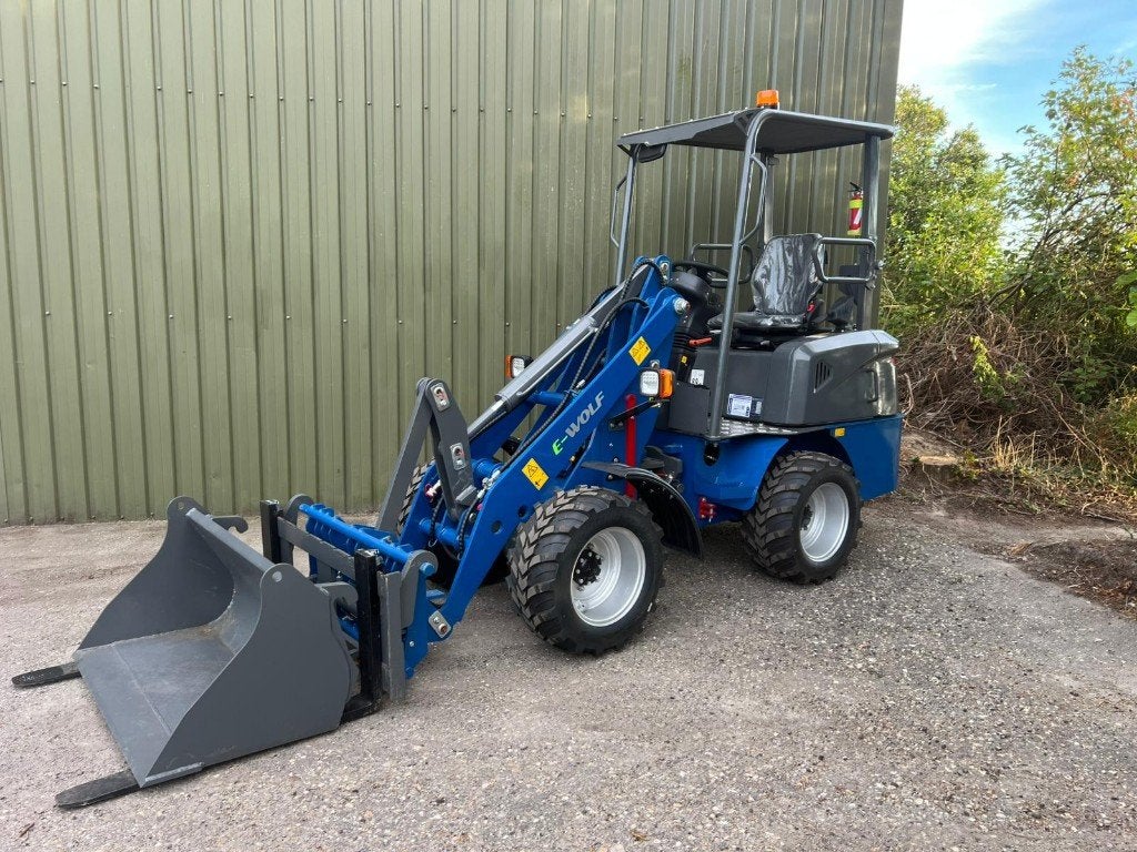 E-Wolf 606E minishovel elektrische NIEUW electro 2000kg, Ophalen of Verzenden, Wiellader of Shovel