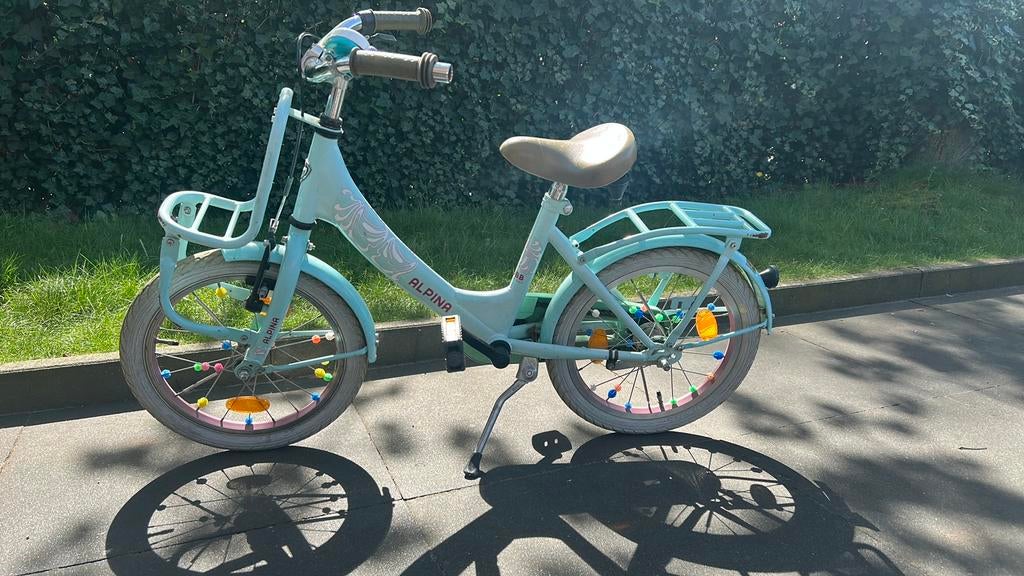 Alpina 18” meisjesfiets, Fietsen en Brommers, Fietsen | Vouwfietsen, Gebruikt, 16 tot 18 inch, Dames, Ophalen