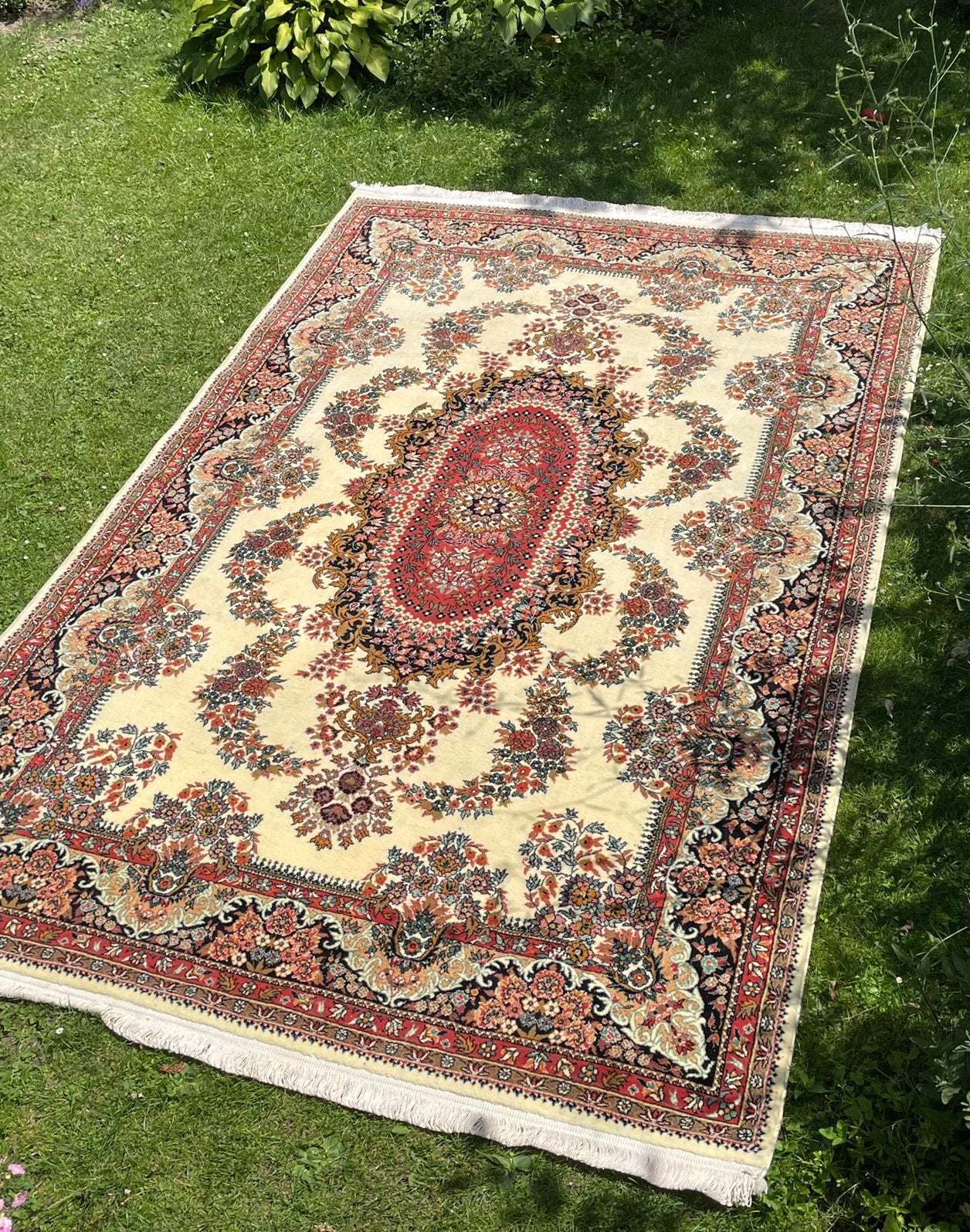 Turks Akyün tapijt in goede staat - 2 x 3,2 m, Ophalen, 200 cm of meer, Zo goed als nieuw, 200 cm of meer