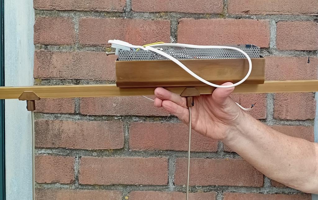 Ilfari Estrella plafondlamp, Ophalen, Gebruikt, Glas, Modern