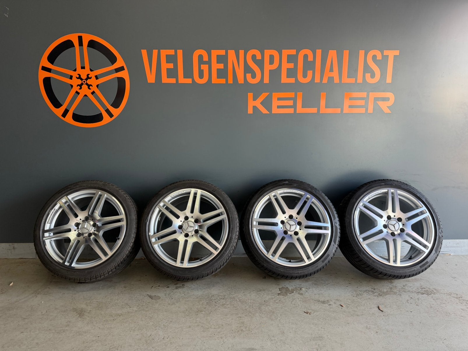 Mercedes E Klasse W212 AMG velgen 18 inch breedset Orig., Auto-onderdelen, Ophalen of Verzenden, 18 inch, Zomerbanden, Banden en Velgen