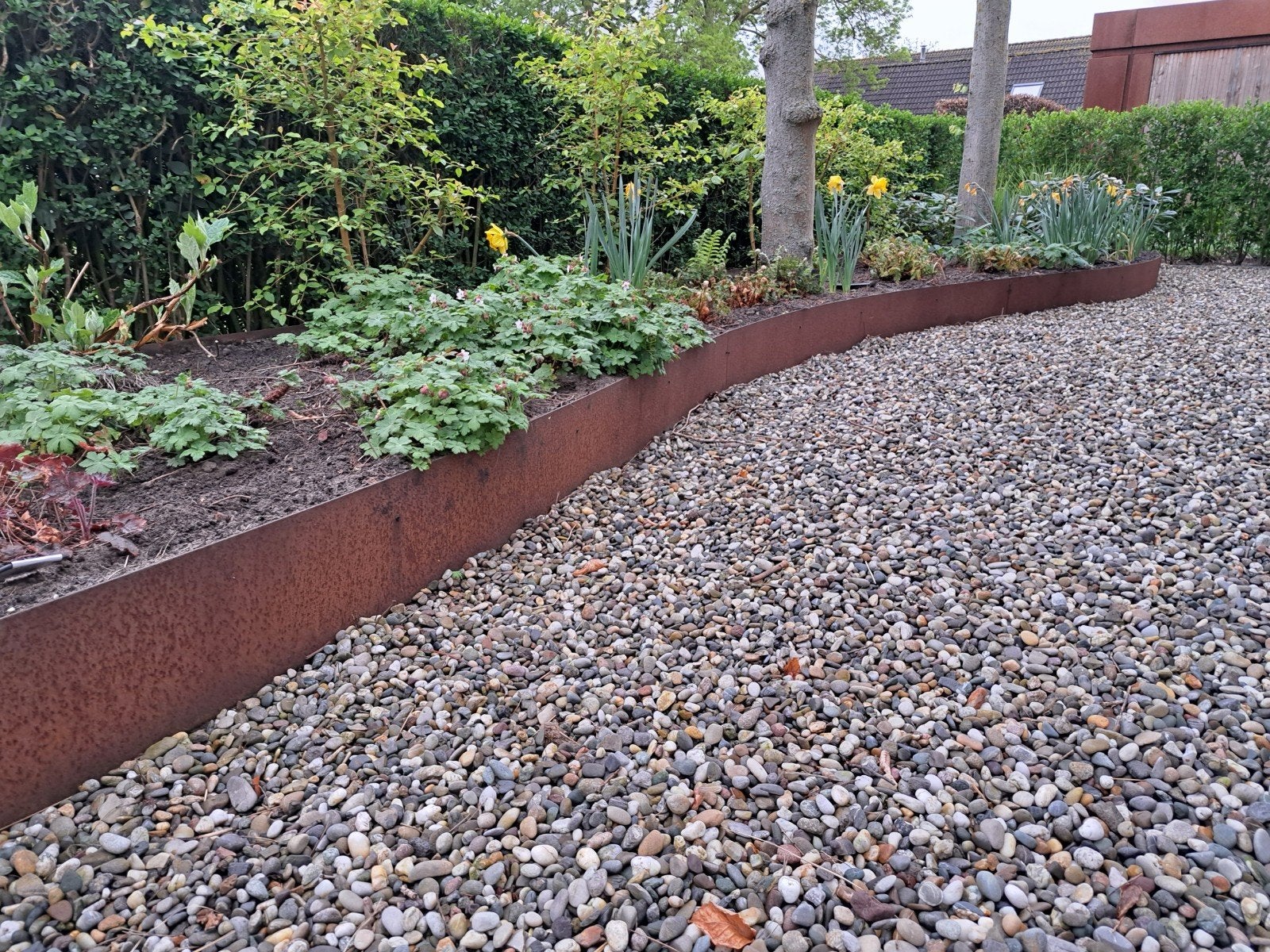 Cortenstaal border, Tuin en Terras, Bielzen en Borders, Ophalen