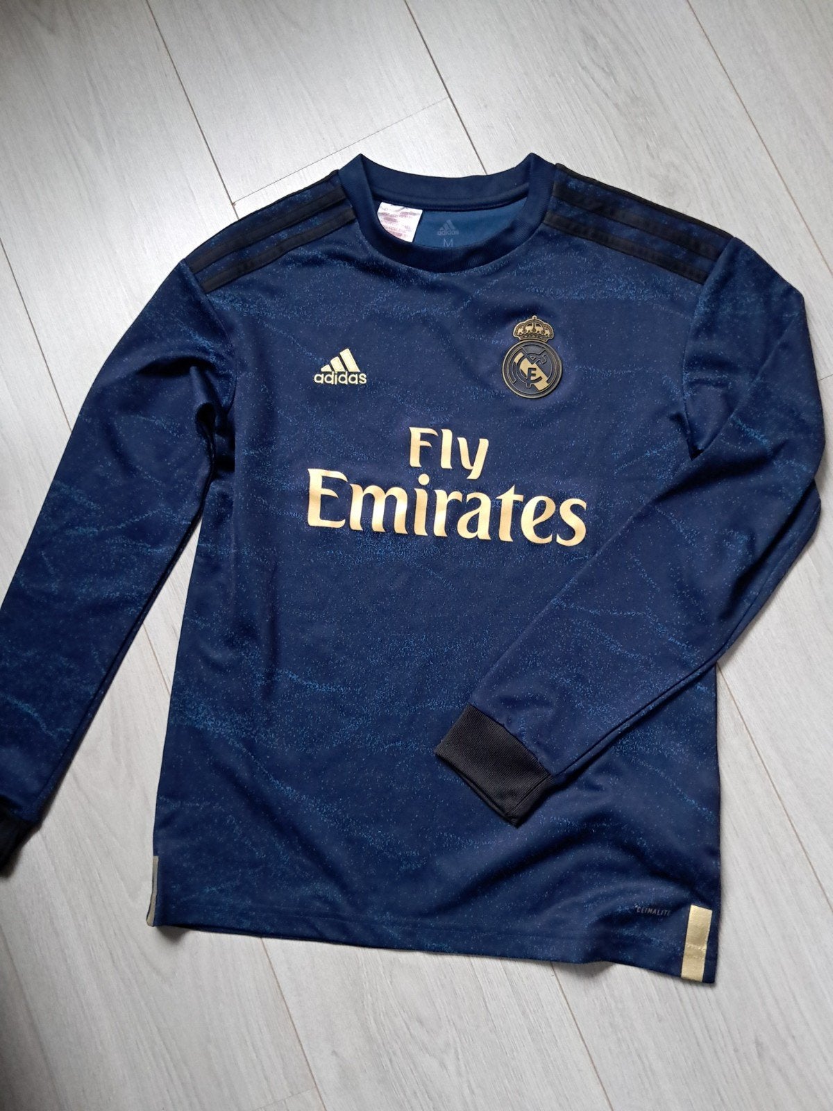Adidas Real Madrid Voetbalshirt Lange Mouwen - Maat M, Adidas, Ophalen of Verzenden, Zo goed als nieuw, Shirt of Longsleeve