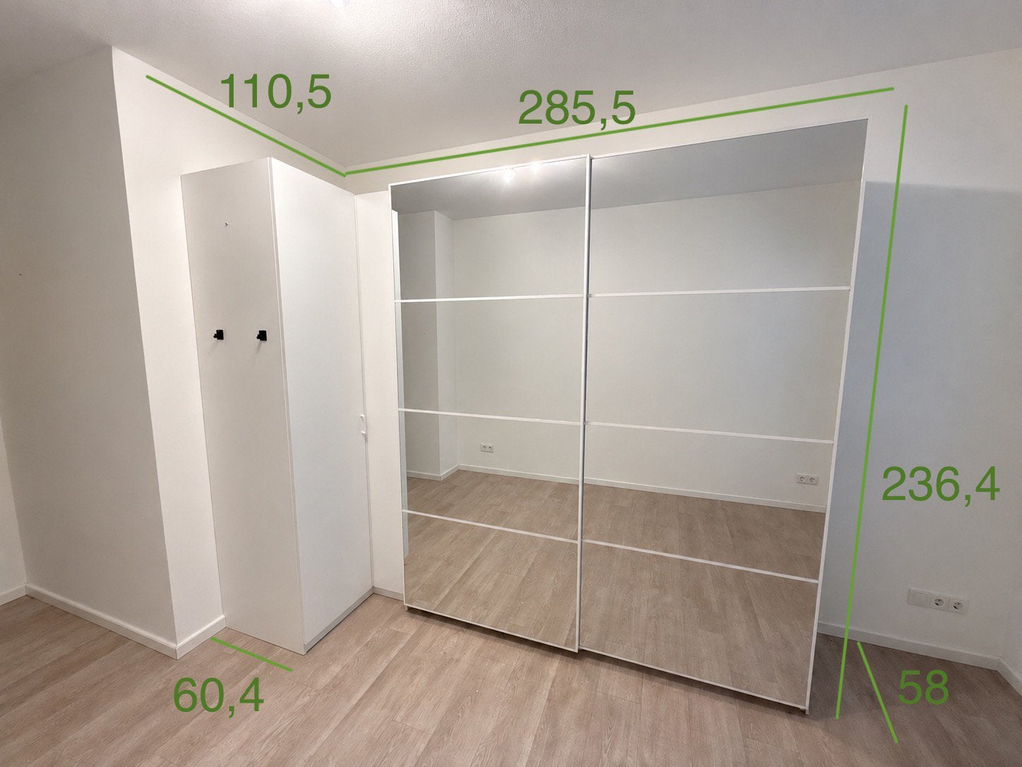 Ikea pax hoekkast, Ophalen