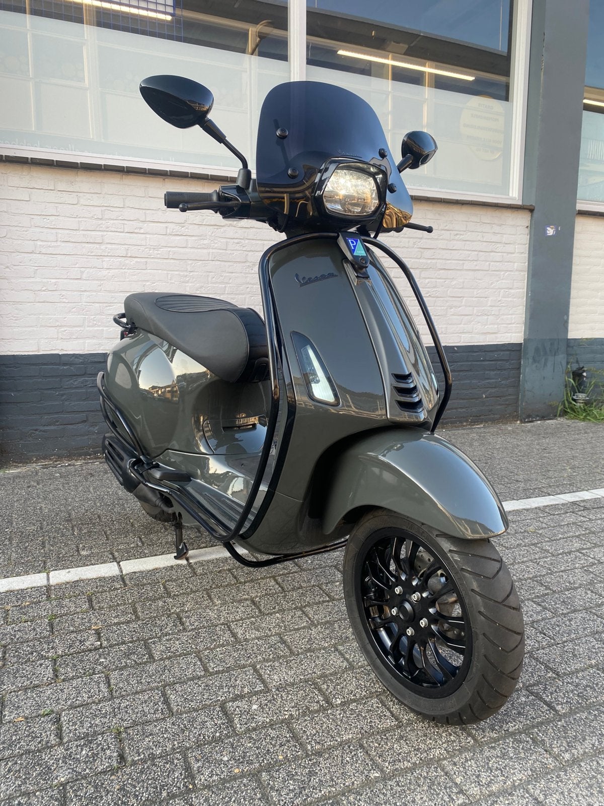 Vespa Sprint BROM 2020 Custom full options 52 km/u green, Overige modellen, -, Verzenden, -