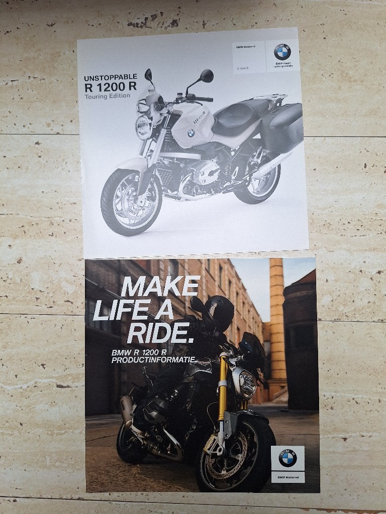 BMW motor folders R 1200 R Touring Edition, Boeken, Ophalen of Verzenden, Zo goed als nieuw, BMW AG, Merk of Model