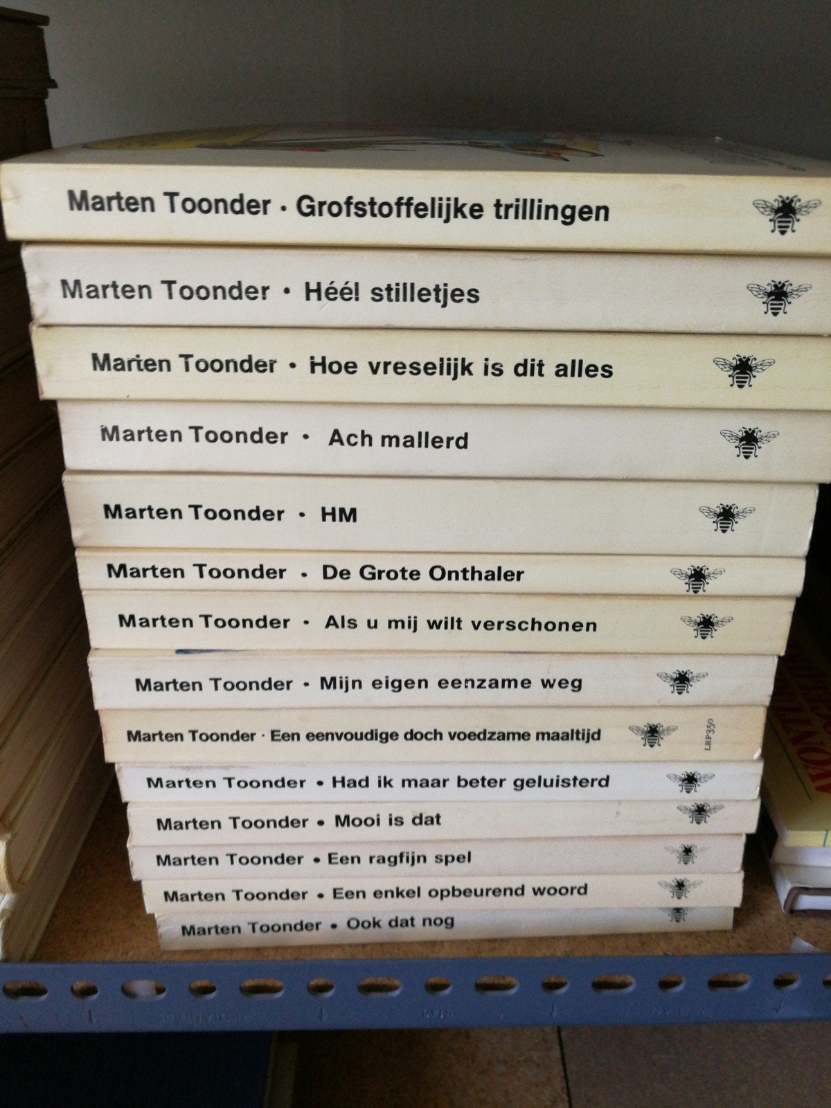 Maarten Toonder boeken, Ophalen, Gelezen