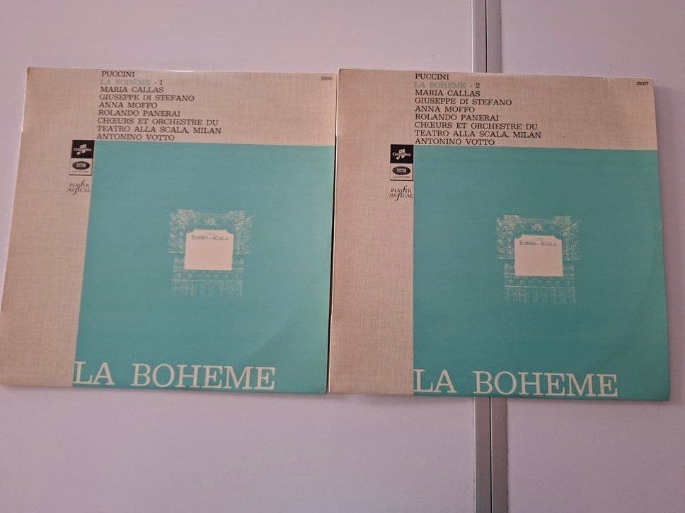 Puccini - La Bohème - Maria Callas - 2x LP, Cd's en Dvd's, LP, Gebruikt, Opera of Operette, Ophalen of Verzenden