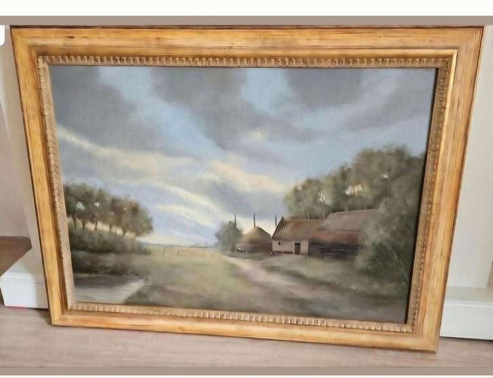 Schilderij Willem Kroon. De maten 85,5 Br en 62,5 Hoog 75€, Ophalen
