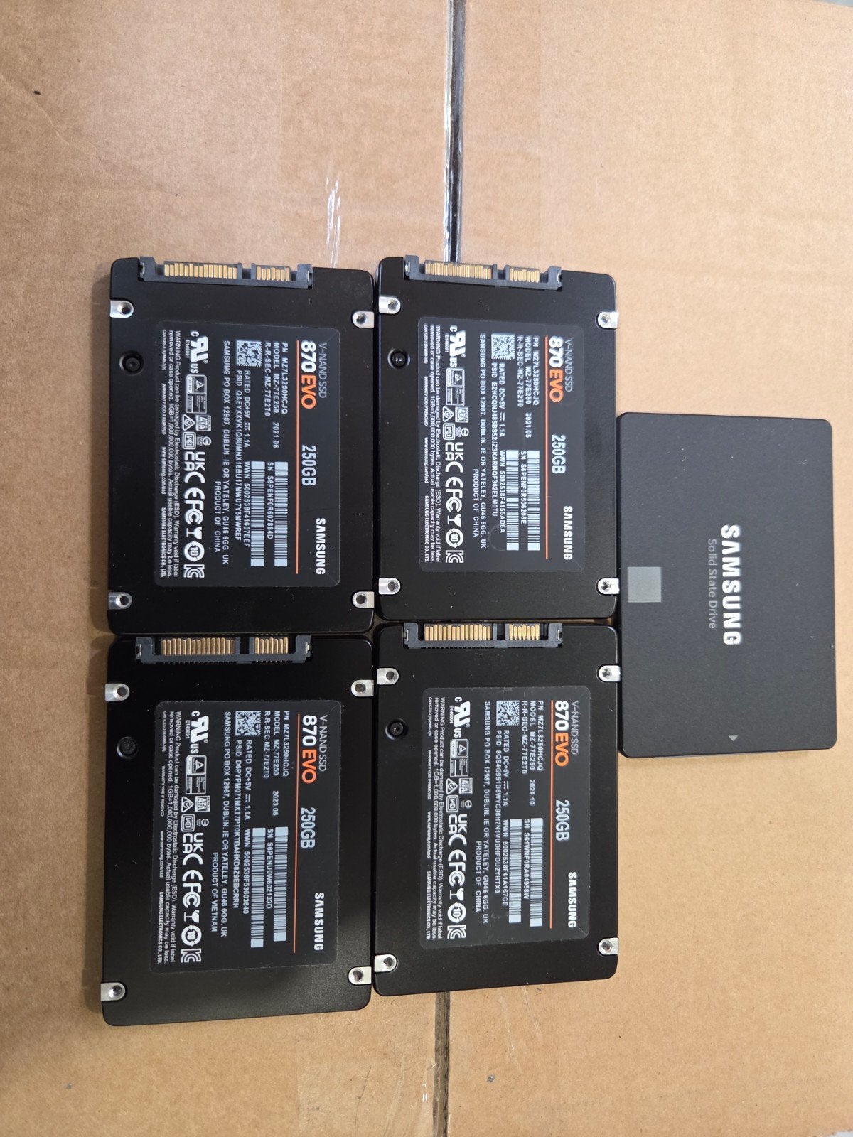 Samsung 870 evo 250GB, Computers en Software, Harde schijven, Intern, SATA, Samsung SSD, Ophalen of Verzenden