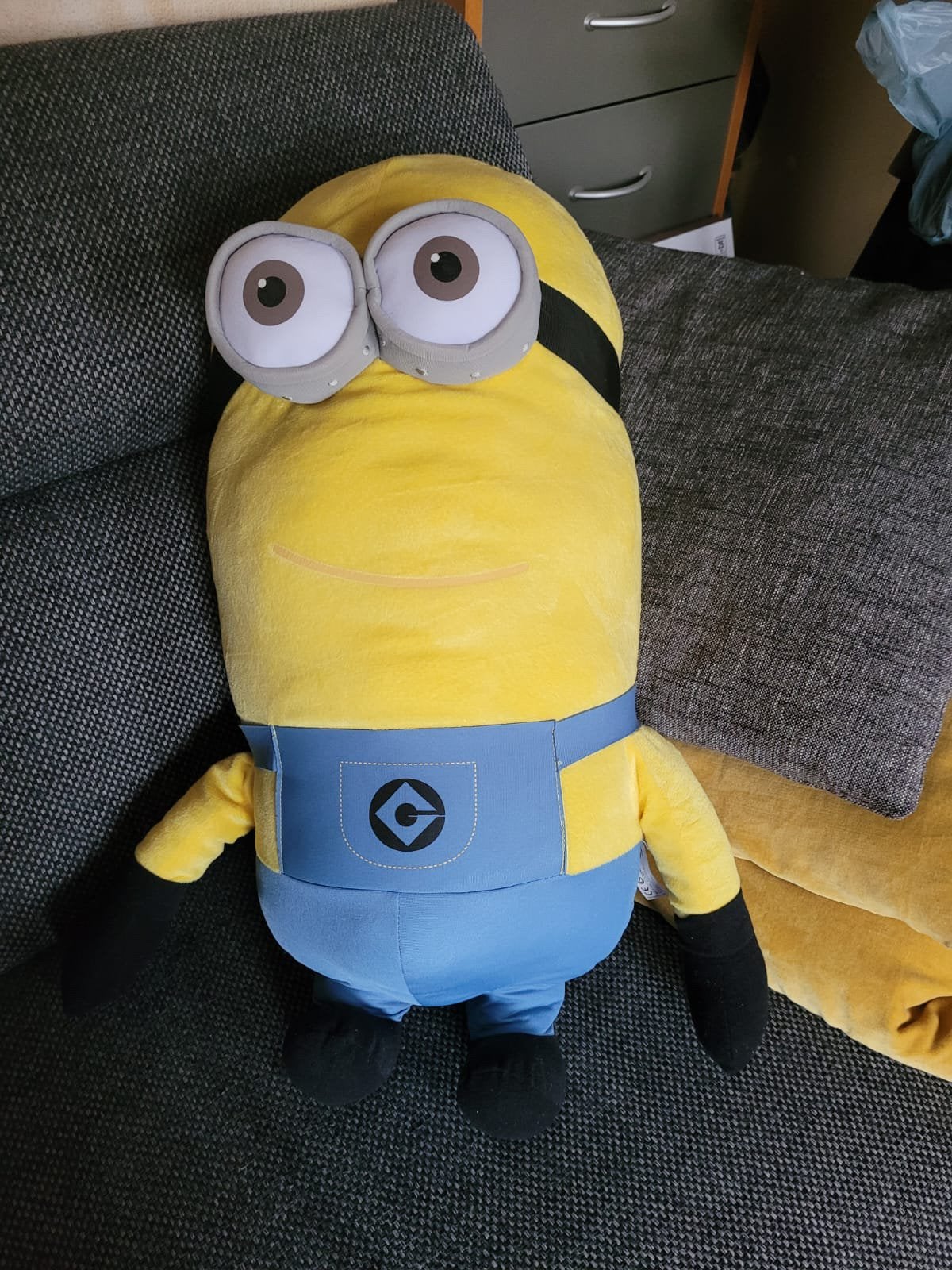 Minions knuffel despicable me 2 65 cm hoog, Overige karakters, Ophalen of Verzenden, Gebruikt, Overige typen