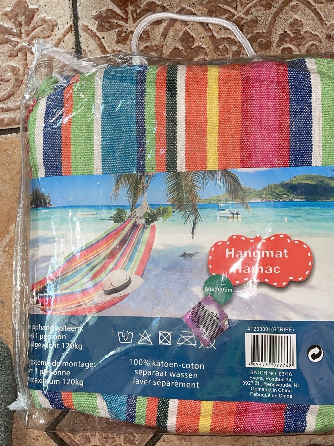 nieuwe hangmat 1 persoons 2 stuks, Ophalen, Nieuw