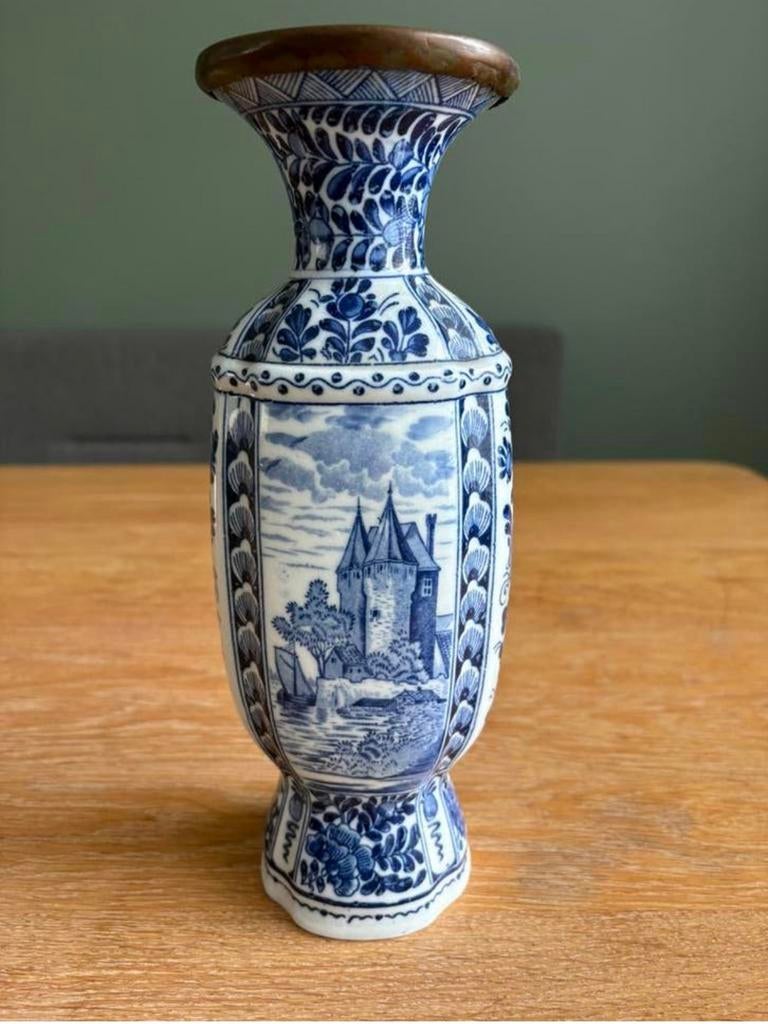 Lampenvoet Delfts Blauw, Antiek en Kunst, Ophalen