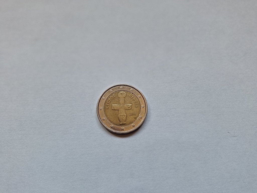 2 euro munt Cyprus, Verzenden, Cyprus, 2 euro, Losse munt