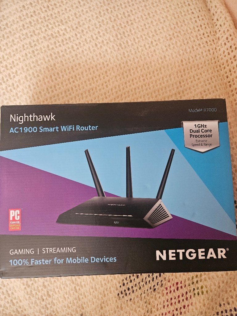 Netgear Nighthawk R7000, Computers en Software, Routers en Modems, Ophalen of Verzenden, Gebruikt, Router, Netgear