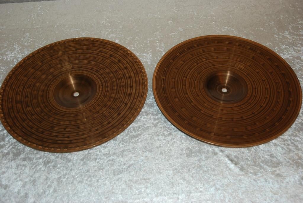 Paiste 900 serie hihat bekkens 938/1298gr 14 inch <26260649>, Gebruikt, ., Drums of Percussie, Ophalen of Verzenden