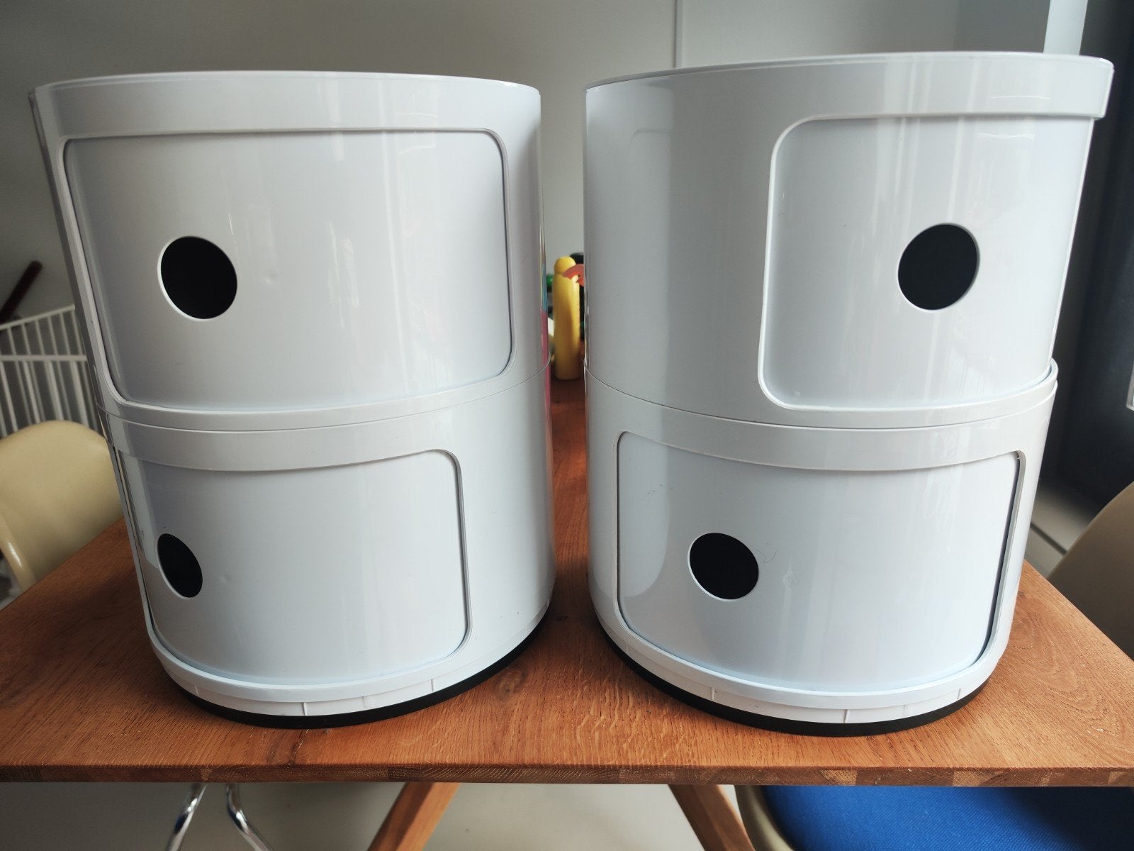 Witte componibili design kastje kast | mogelijk Kartell, Ophalen, Gebruikt, 1 of 2 laden, Minder dan 100 cm