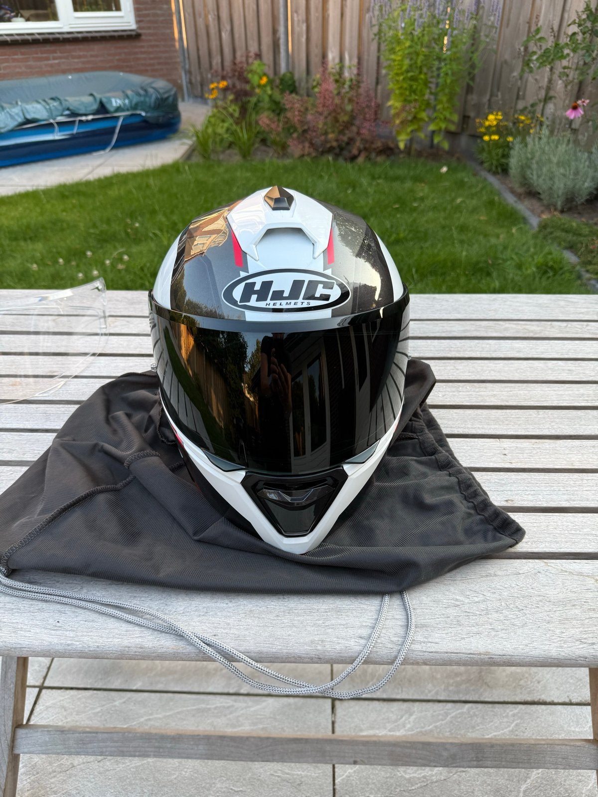 HJC i90 Systeemhelm met SmartHJC 10B communicatieset, Systeemhelm, Heren, HJC, Ophalen of Verzenden
