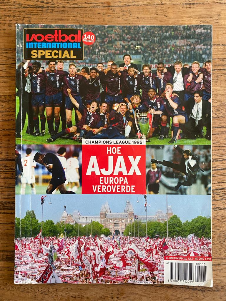 Voetbal International Special: Ajax Champions League 1995, Verzamelen, Ophalen of Verzenden, Gebruikt, Ajax, Boek of Tijdschrift
