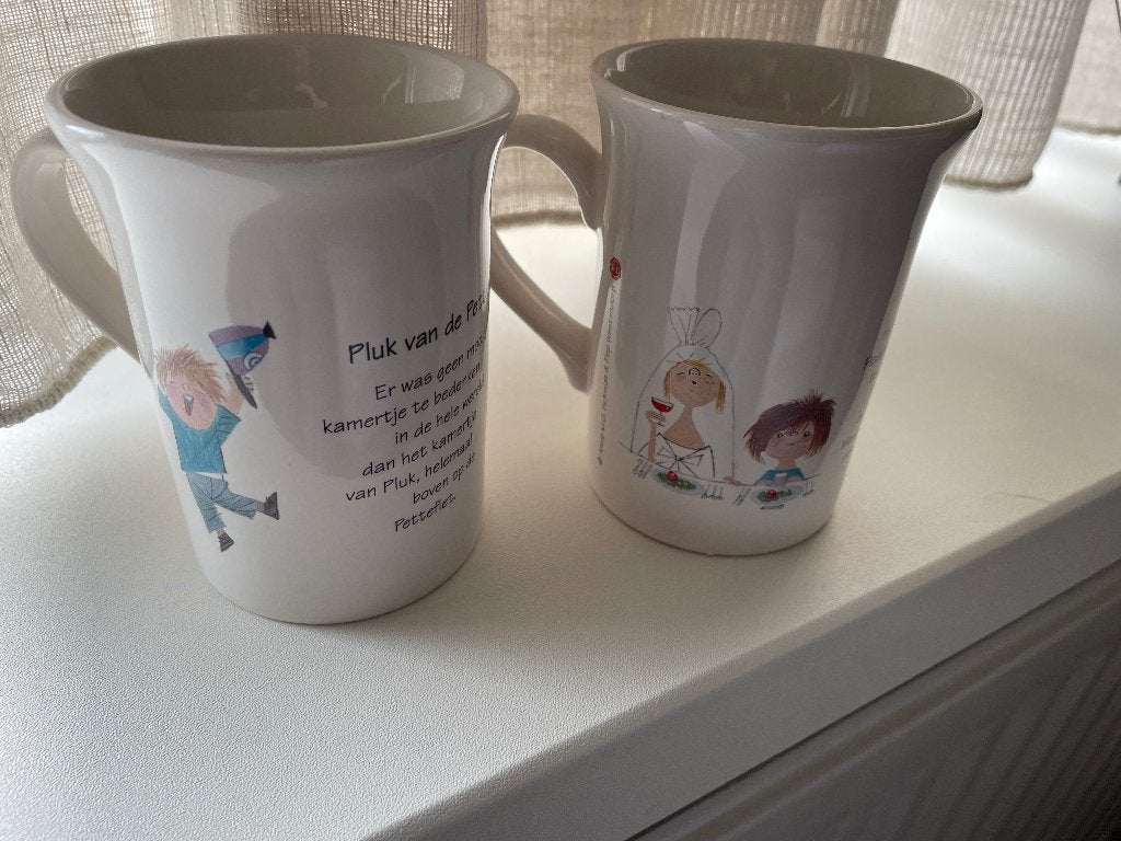 Douwe Egberts Pluk van de Petteflet en Floddertje, Overige merken, Nieuw, Overige stijlen, Porselein