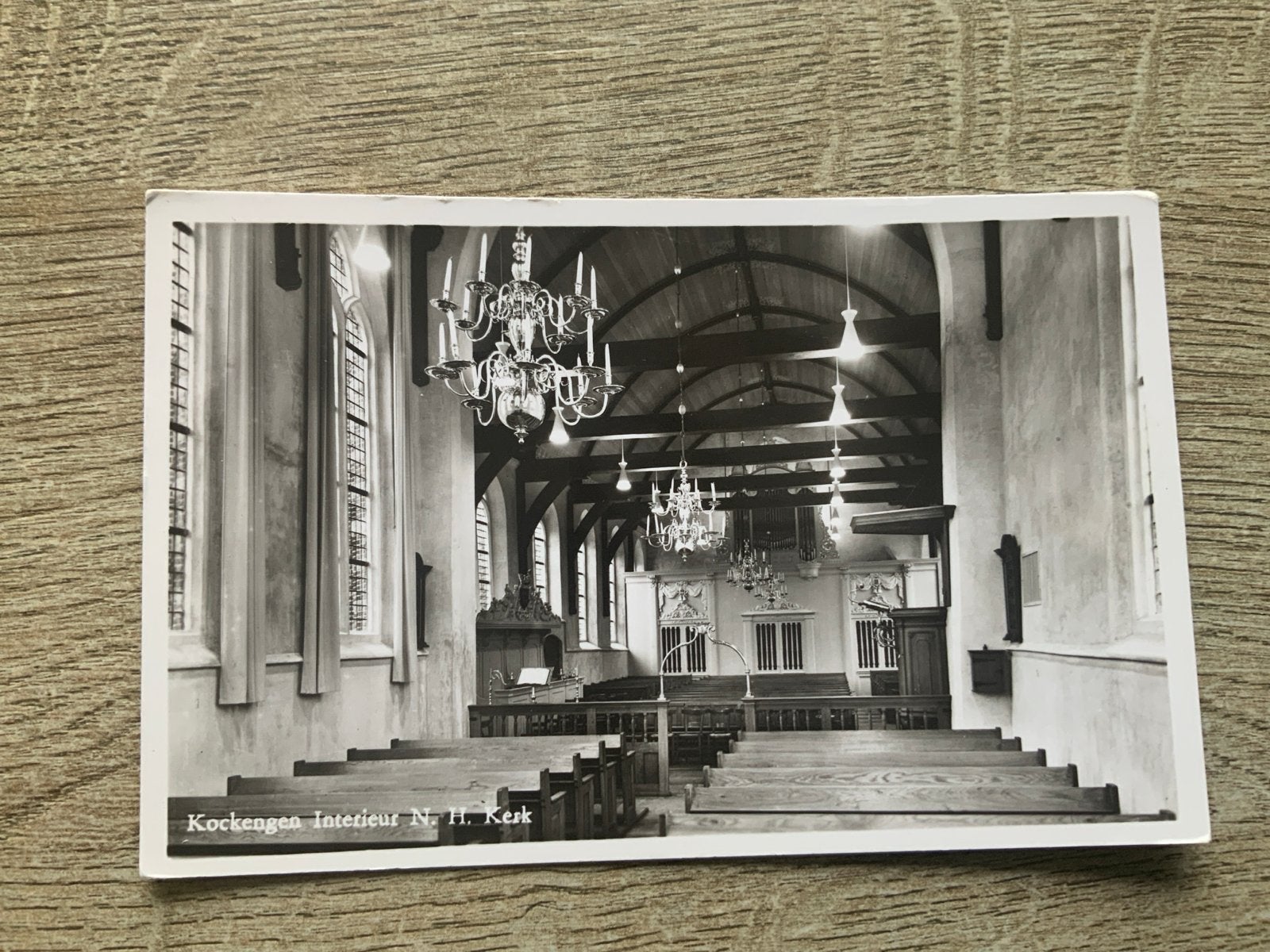Kockengen Interieur N.H. Kerk, Ophalen of Verzenden, 1960 tot 1980, Gelopen, Utrecht