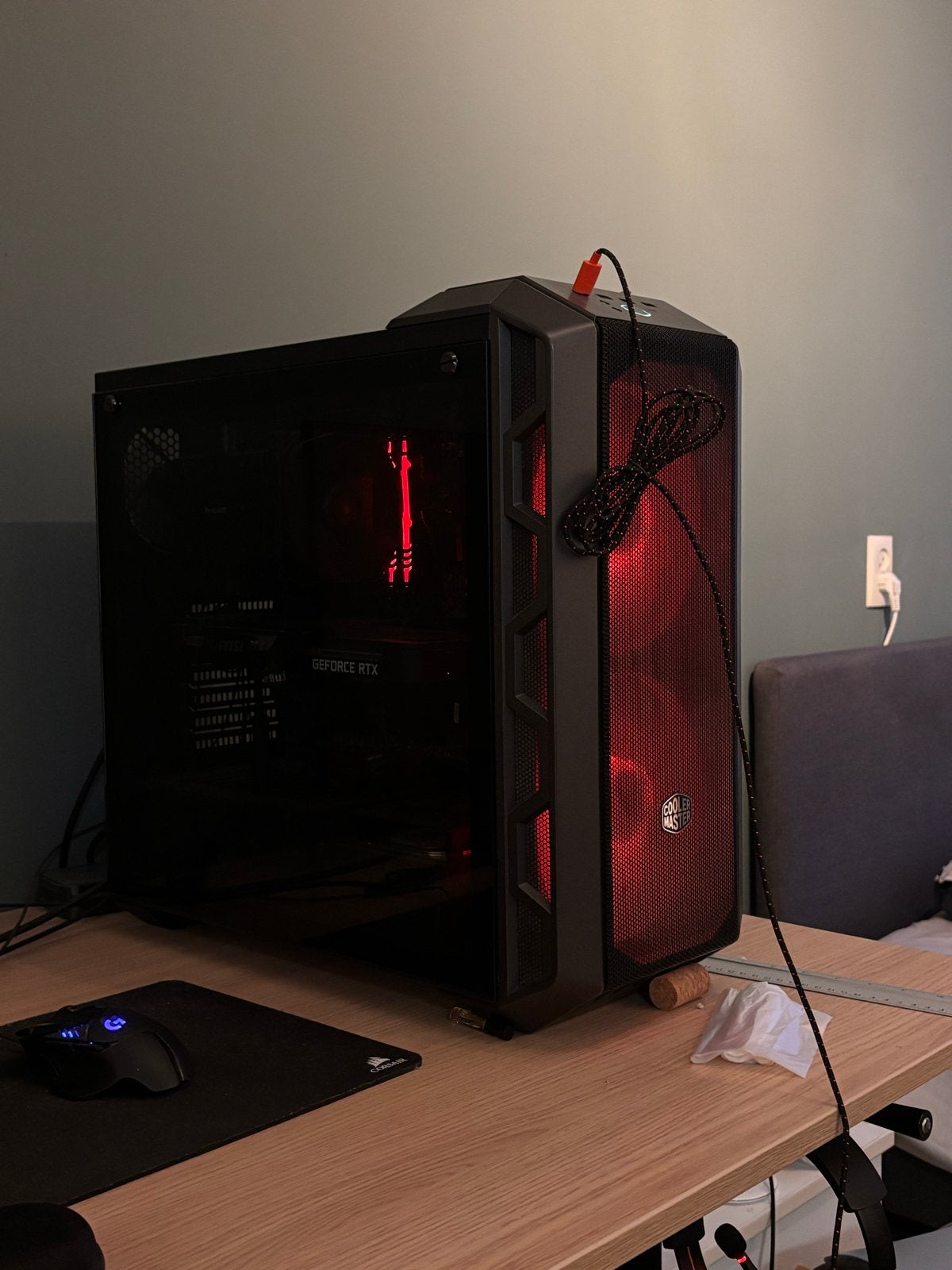 Krachtige Gaming PC - AMD Ryzen 7 5800X, RTX 3060 Ti, 32GB, Ophalen, 32 GB, Zo goed als nieuw, Gaming