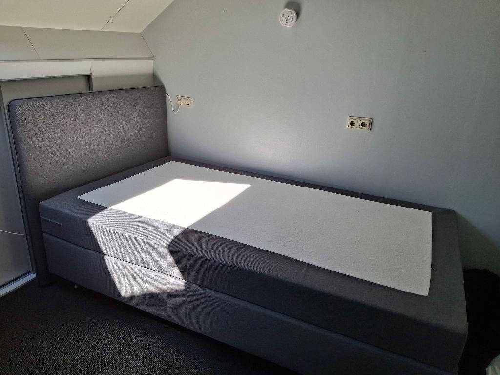 Boxspring, Huis en Inrichting, Slaapkamer | Boxsprings, Ophalen, Gebruikt, Twijfelaar, 120 cm
