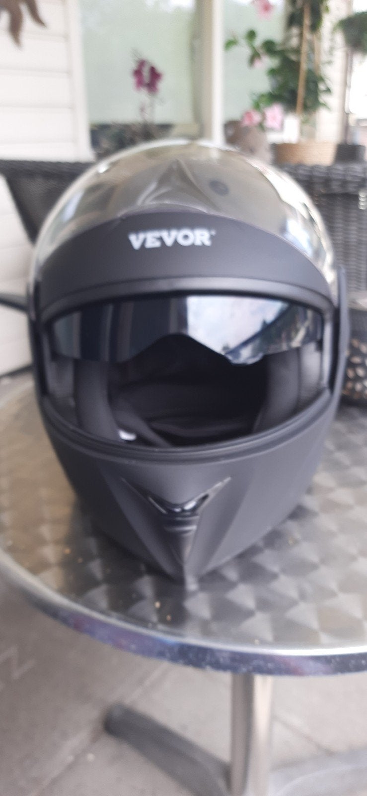 Vevor Integraalhelm Mat Zwart - Nieuw (scooter), Ophalen, M, Integraalhelm, Overige merken