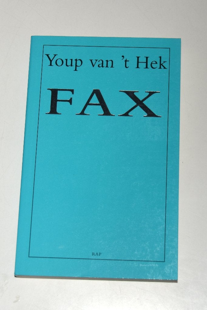 Fax - Youp van 't Hek zgan, Verzenden, Zo goed als nieuw, Youp van 't Hek, Overige typen