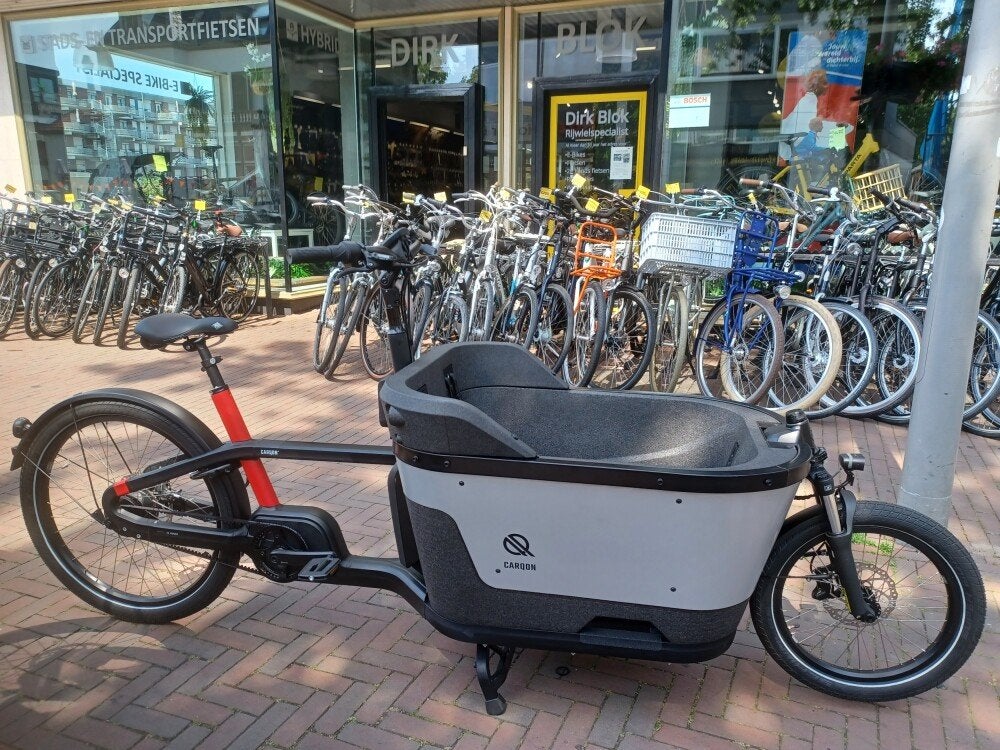 Carqon Cruise E2 Zwart/Rood 2x400Wh NIEUW 24 mnd Garantie, Fietsen en Brommers, Fietsen | Bakfietsen, Niet ingevuld, Nieuw, Niet ingevuld