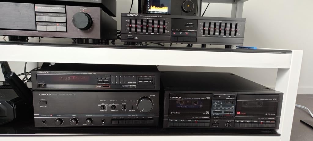 Kenwood MIDI M-50 + GE-600 Equalizer incl. handleiding, Audio, Tv en Foto, Versterkers en Receivers, Ophalen of Verzenden, Gebruikt