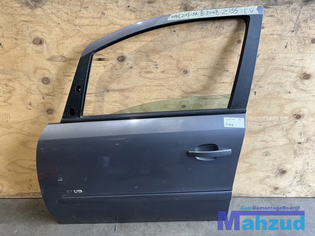 OPEL ZAFIRA B GRIJS Z155 Links voor deur 2005-2011, Auto-onderdelen, Gebruikt, Deur, Opel Automobile GmbH, Ophalen of Verzenden