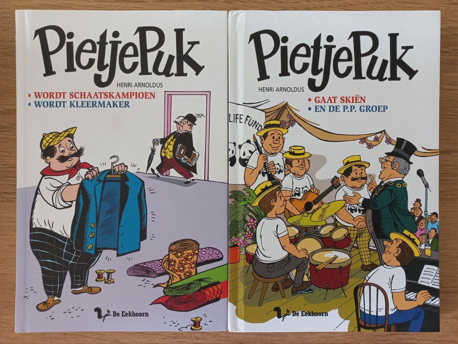 2x Pietje Puk omnibussen, H. Arnoldus, ZGAN, samen €6,-, Ophalen of Verzenden, Zo goed als nieuw, Verhalen