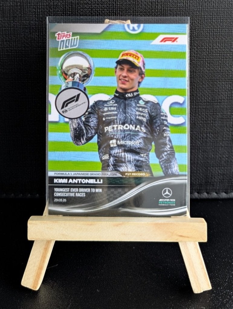 2025 topps Now f1 Kimi antonelli, Ophalen of Verzenden, Zo goed als nieuw, Plaatje