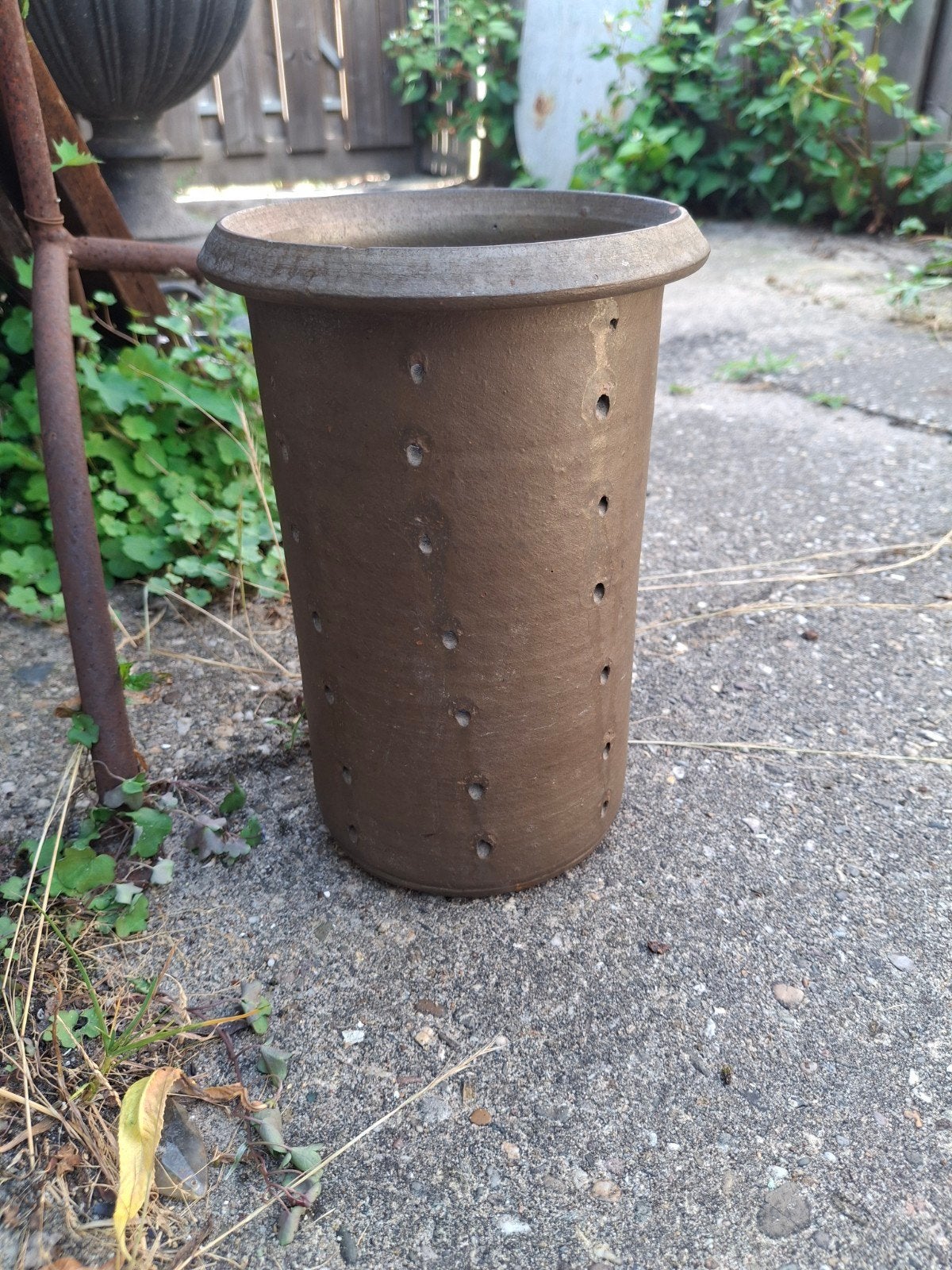 Oude Franse kaasvorm- kaasmal, Rond, Ophalen of Verzenden, Balkon, Minder dan 40 cm