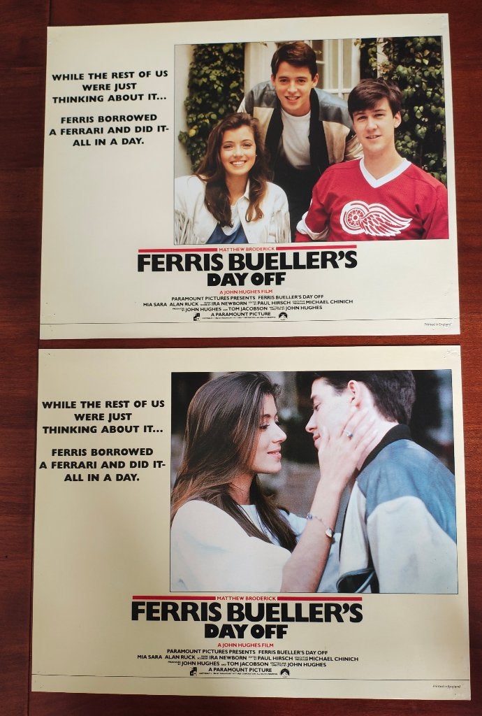 Ferris Bueller's day off    lobby cards, Verzamelen, Ophalen, Gebruikt, Film en Tv