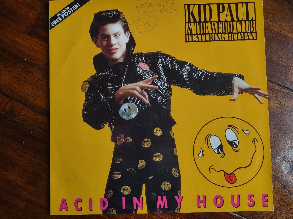 Maxi single - Kid Paul & The Weird Club - Acid in my house, Cd's en Dvd's, Vinyl Singles, Ophalen of Verzenden, Zo goed als nieuw