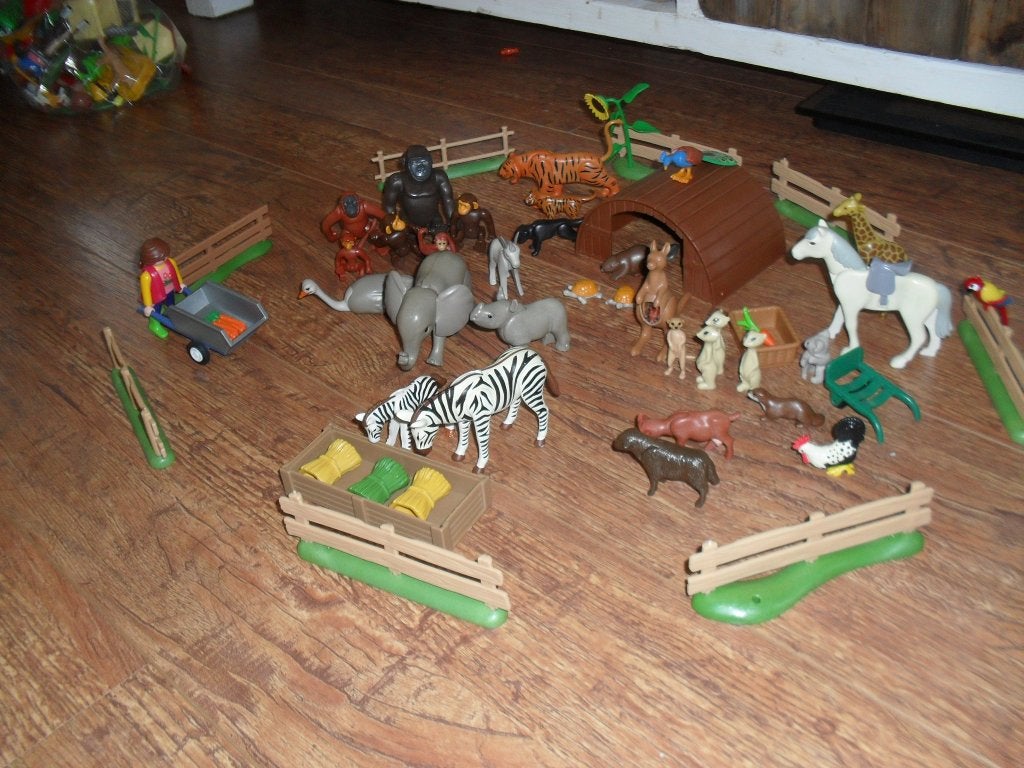 Playmobil dierentuin setje no 5, Ophalen of Verzenden, Zo goed als nieuw, Los playmobil