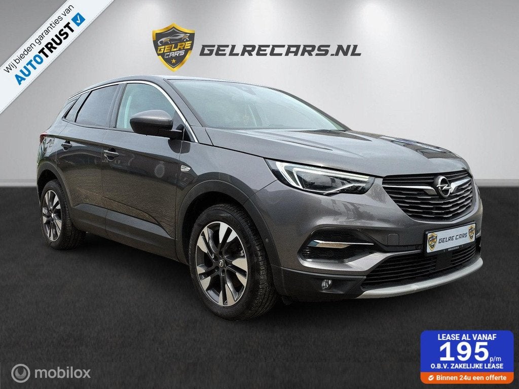 Opel Grandland X 1.2 Turbo Innovation TOPSTAAT!, Auto's, Opel, Voorwielaandrijving, Gebruikt, Zwart, 1199 cc
