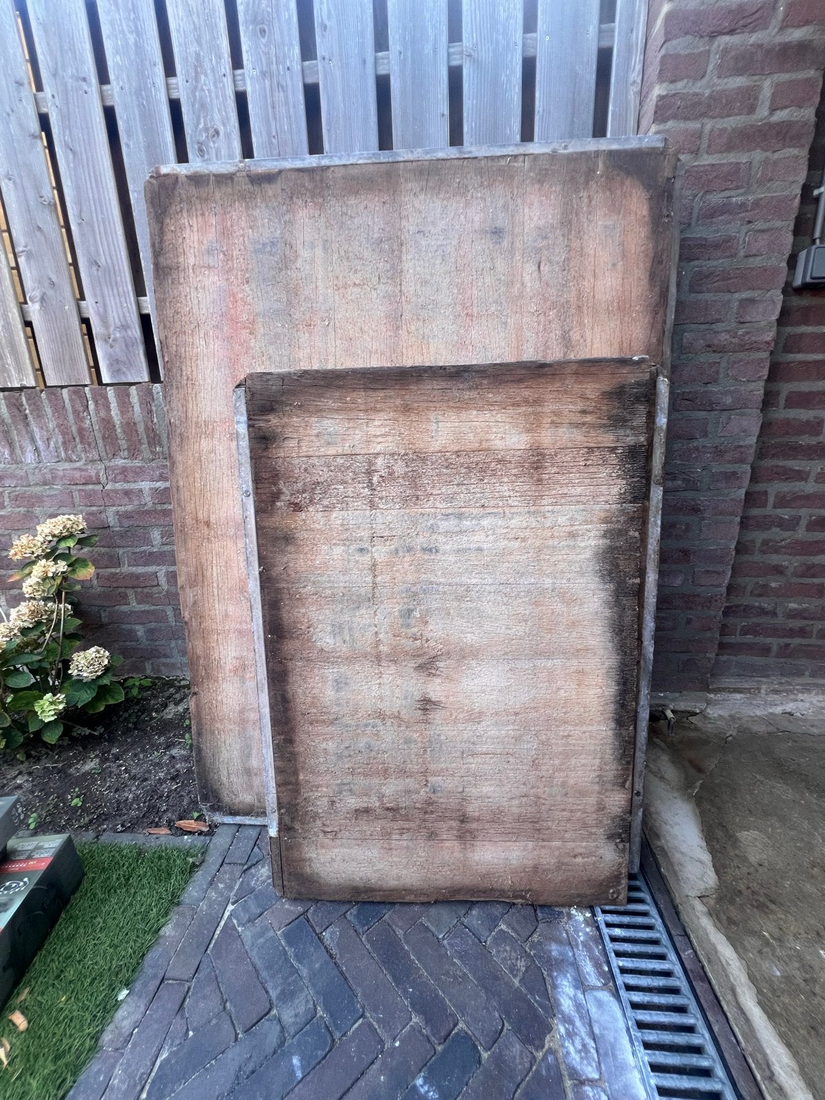 Grenen houten steenschotten, Ophalen, Gebruikt, 25 tot 50 mm, Grenen