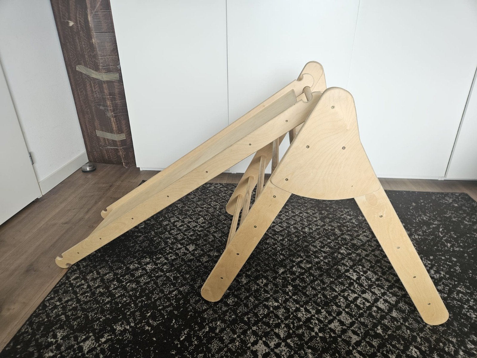 Houten glijbaan / klimrek / speeltoestel inklapbaar 135x85cm, Kinderen en Baby's, Speelgoed | Houten speelgoed, Ophalen, Zo goed als nieuw