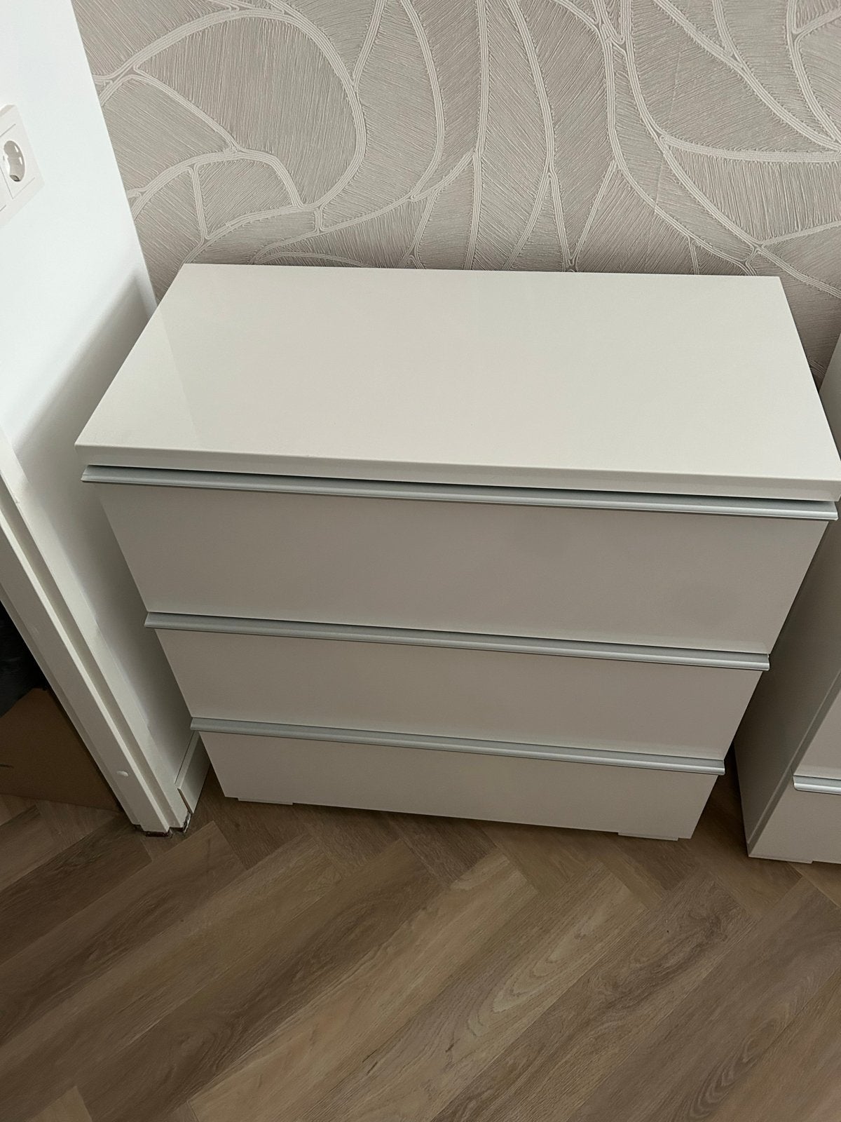 2 hoogglans witte IKEA ladekasten - 80x42x83 cm, Ophalen, 50 tot 100 cm, Zo goed als nieuw, Minder dan 100 cm