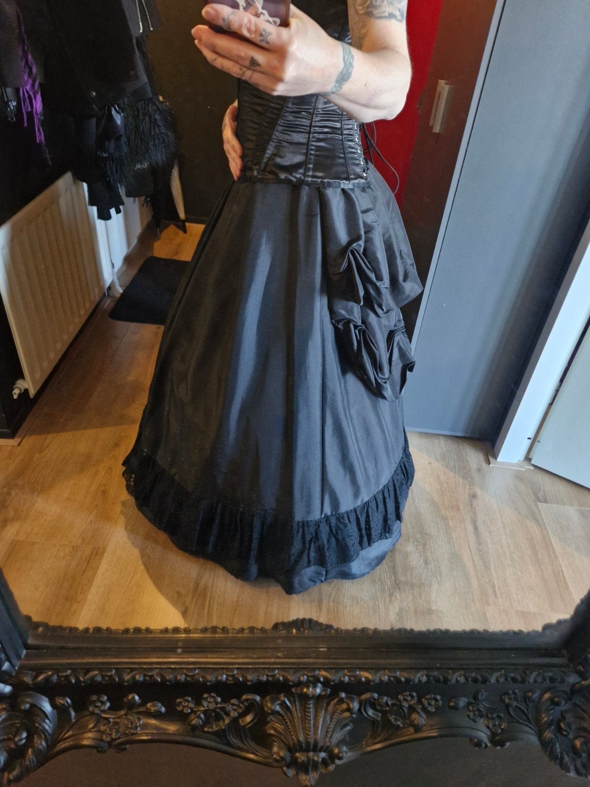 Victoriaanse hoepelrok Fantasy kostuum, Ophalen of Verzenden, Zo goed als nieuw, Pak of Jurk