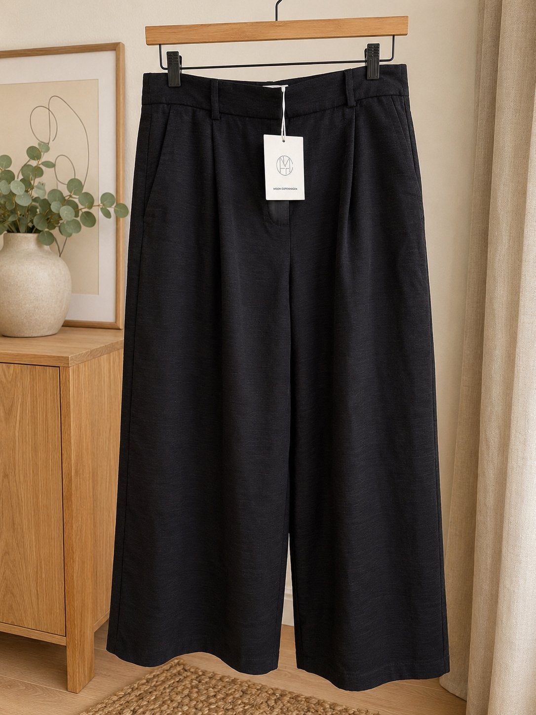 Nieuwe MSCH Copenhagen broek, zwart, maat L, Zwart, Maat 42/44 (L), Nieuw, Ophalen of Verzenden