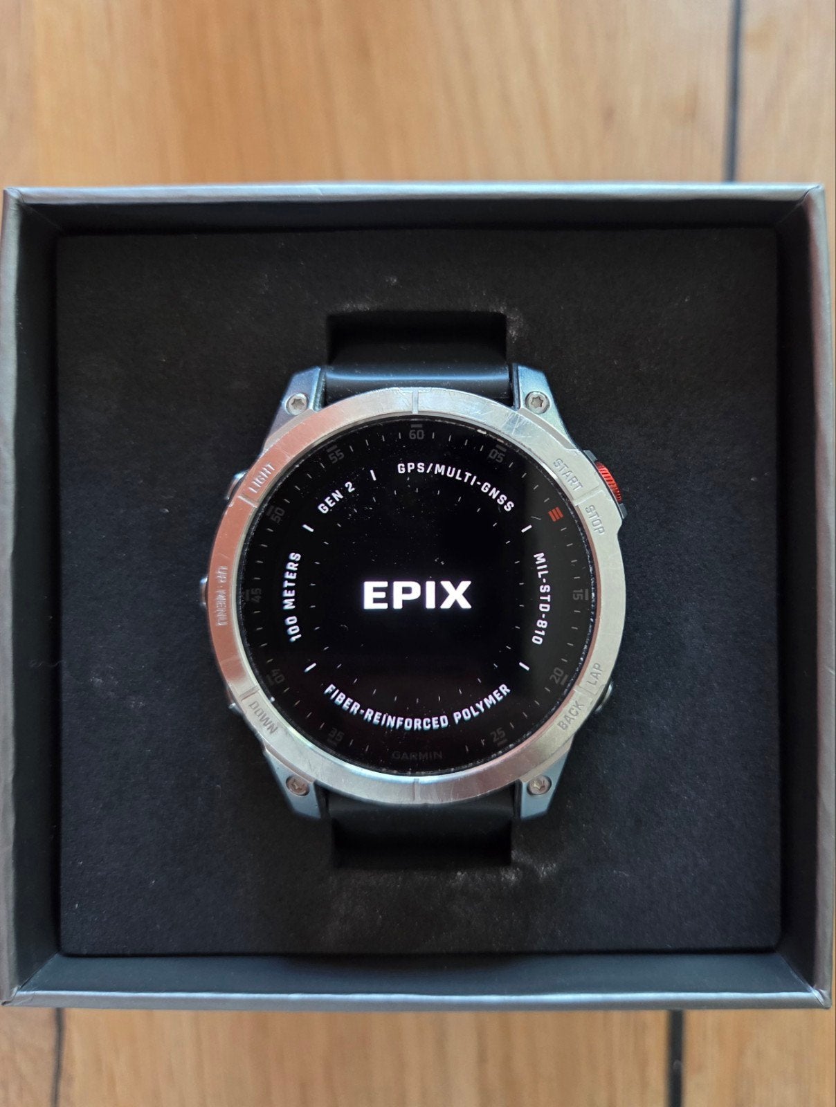 Garmin Epix Gen 2 Silver, Ophalen, Garmin, Zo goed als nieuw, Waterdicht