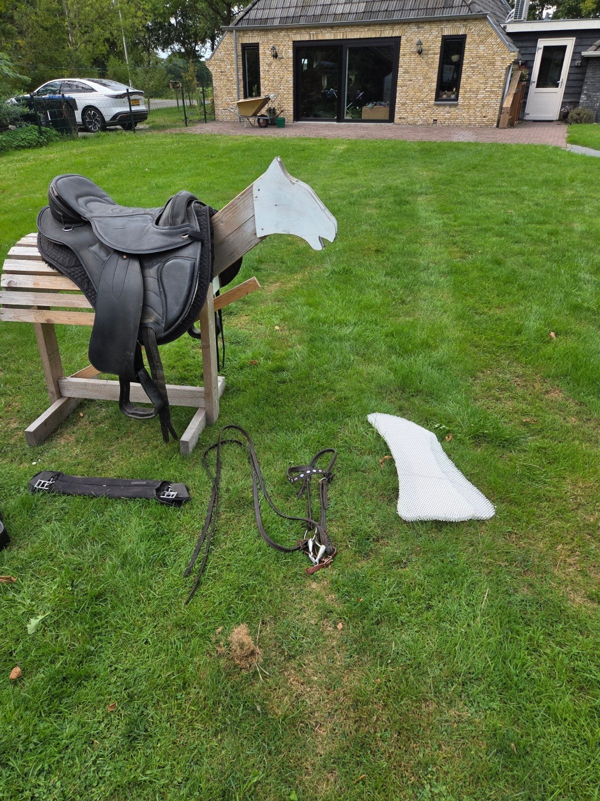 Nieuwe advertentie! FRA boomloos zadelset, Ophalen, Gebruikt, Wijd, XL (18 inch of meer)
